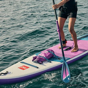 2024 Red Paddle Co 11'0'' Sport MSL Stand Up Paddle Board & Hybrid Tough Paddle 001-001-002-0059 - Purple